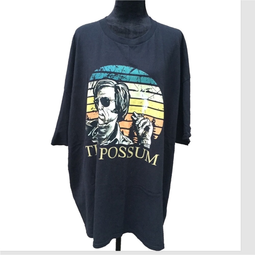 THE POSSUM..GEORGE JONES BLACK TEE